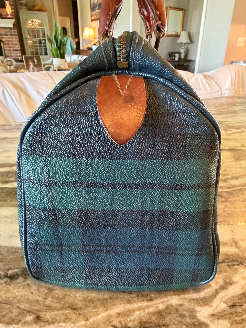 Polo by Ralph Lauren Boston Bag Tote with Brown Leather Trim- STUNNING - Picture 6 of 11